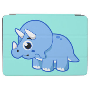 Niedliche Illustration eines Triceratops Dinosauri iPad Air Hülle