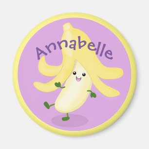 Niedliche Illustration zum Cartoon von Bananen Magnet