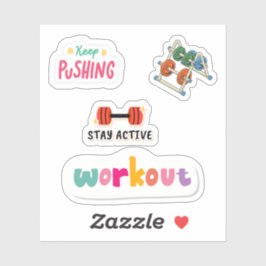 Niedliche  Illustrationen bleibe farbenfroh Scrapb Aufkleber