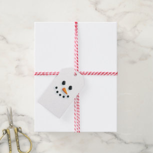 Niedliche Illustrierte Snowman Fantastische Weihna Geschenkanhänger