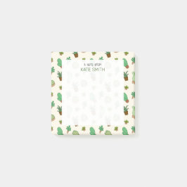 Niedliche Illustrierte Töpfe von Sukkulenten und K Post-it Klebezettel