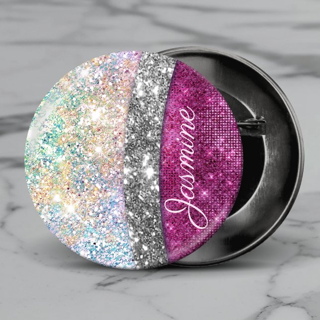 Niedliche Imitate aus rosa Glitzer Button (Von Creator hochgeladen)