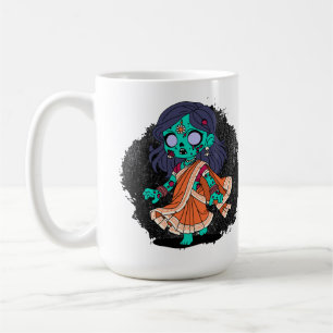 Niedliche indische Zombie Kaffeetasse