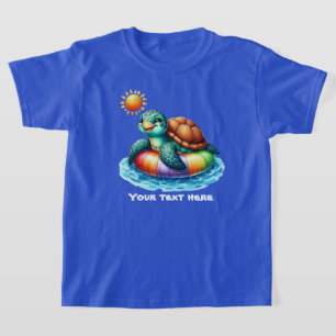Niedliche individuell anpassbare Meeresschildkröte T-Shirt