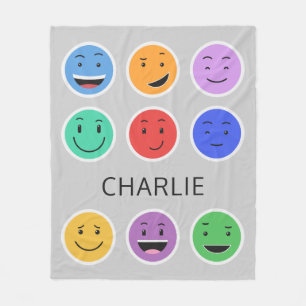 Niedliche individuelle Name-Fleecedecke Fleecedecke