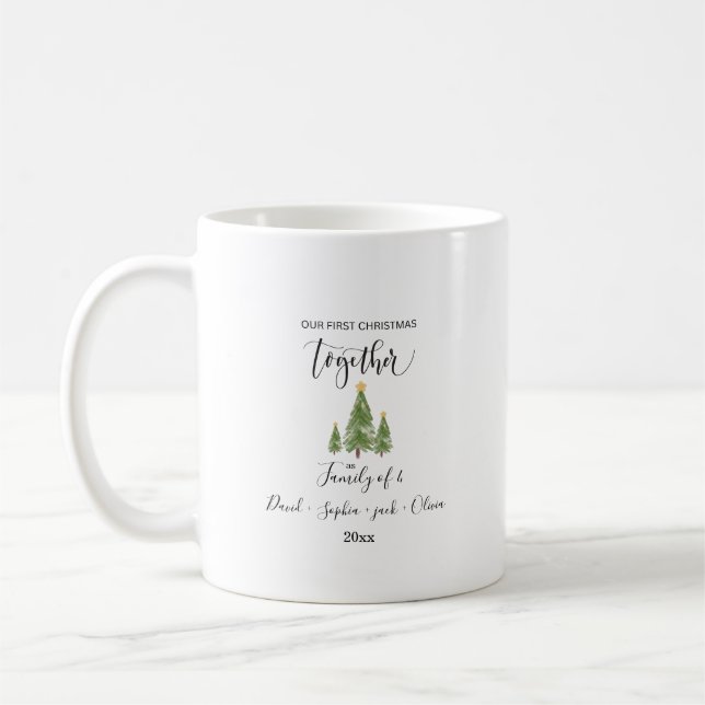niedliche individuelle Weihnachtsfamilien - passen Kaffeetasse (Links)