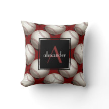 Niedliche Initiale u. Name der Baseball-w,