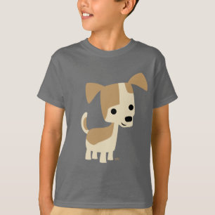 Niedliche inquisitive Cartoon Dog Children T - Shi T-Shirt