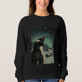 Niedliche Inspiration Pinguin Art Vintag Graphic R Sweatshirt