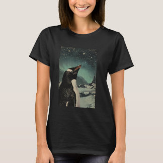 Niedliche Inspiration Pinguin Art Vintag Graphic R T-Shirt