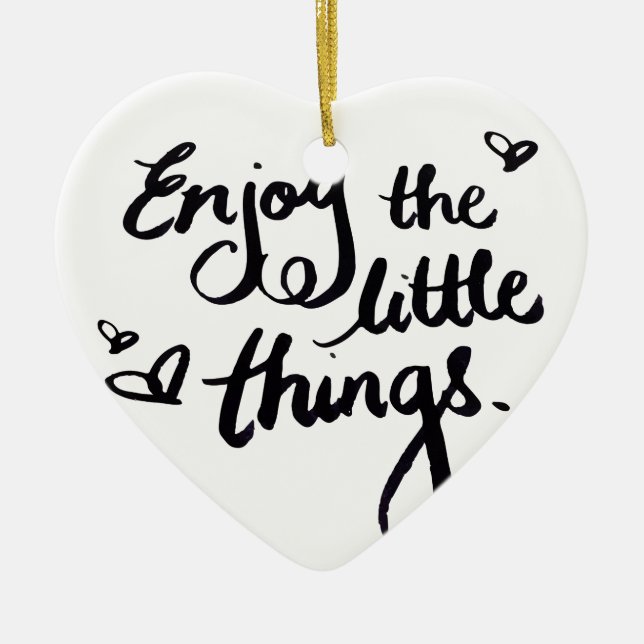 Niedliche Inspirationspositionierung Keramik Ornament (Vorne)