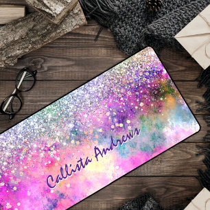 Niedliche iridescalische Imitate Glitzer Schreibtischunterlage