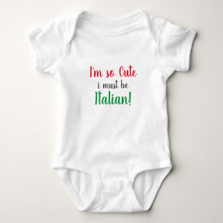 Niedliche italienische Babydusche Baby Strampler