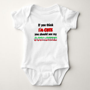 Niedliche italienische Godmutter Baby Strampler