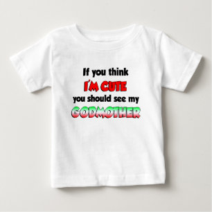 Niedliche italienische Godmutter Baby T-shirt