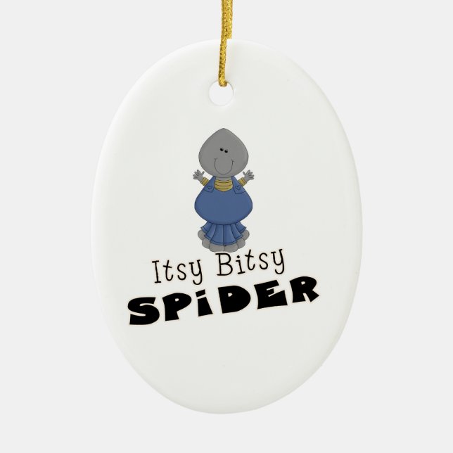 niedliche itsy bitsy spinne keramikornament (Vorne)