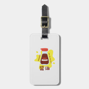 Niedliche Japanisch Soy Sauce Travel Gepäckanhänger