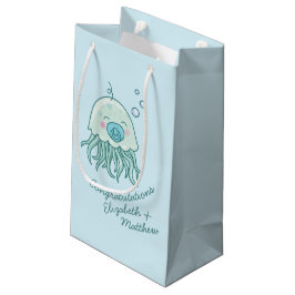 Niedliche Jellyfish Baby Dusche Kawaii Blue Boy Kleine Geschenktüte