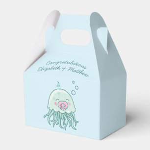 Niedliche Jellyfish Babydusche Kawaii Pink Girl Geschenkschachtel
