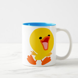 Niedliche Joyous Cartoon Duckling Tasse