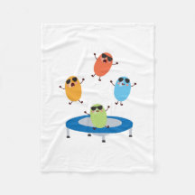 Niedliche Jumping Candy Boans mit Sonnenbrille