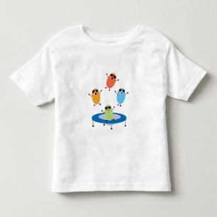 Niedliche Jumping Candy Boans mit Sonnenbrille Kleinkind T-shirt