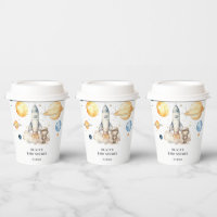 Niedliche Junge Astronaut Space Babydusche