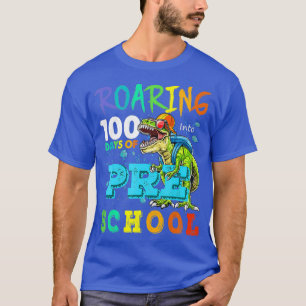 Niedliche Jungen Dinosaurier T-Rex Roaring in 100  T-Shirt
