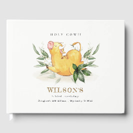 Niedliche Jungen-Jungen-Farm-Foliage Gästebuch