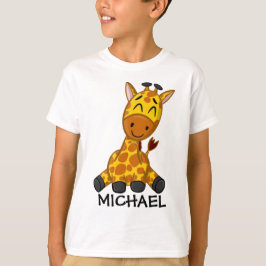 Niedliche Jungle Safari Giraffe Tierkids T-Shirt