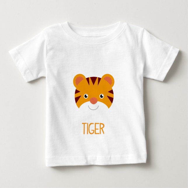 NIEDLICHE JUNGLE TIERE - TIGER BABY T-SHIRT (Vorderseite)