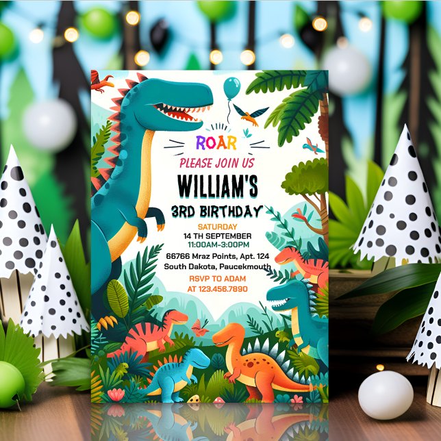 niedliche Jungs, 3. bis 3. Geburtstag Einladung (Von Creator hochgeladen)