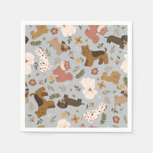 Niedliche Jungtiere Napkins Serviette