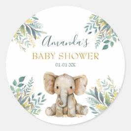 Niedliche Jungtiere Runder Aufkleber