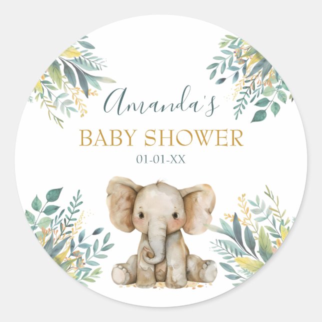 Niedliche Jungtiere Runder Aufkleber (Vorderseite)