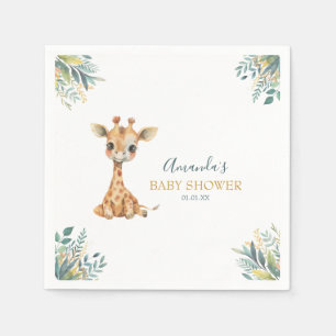 Niedliche Jungtiere Serviette