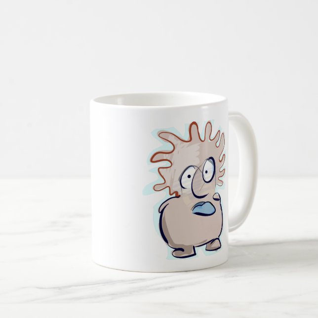 Niedliche Kaffee-Tasse Kaffeetasse (VorderseiteRechts)