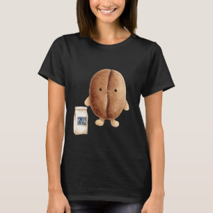 Niedliche Kaffeebohne T-Shirt