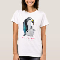 Niedliche Kaiserpinguine