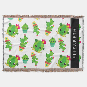 Niedliche Kakteen, Kaktusmuster, Sukkulent, Ihr Na Decke