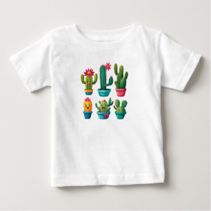 Niedliche Kaktus Baby T-shirt