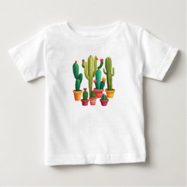Niedliche Kaktus Baby T-shirt