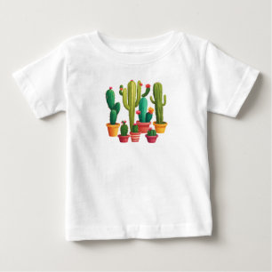 Niedliche Kaktus Baby T-shirt