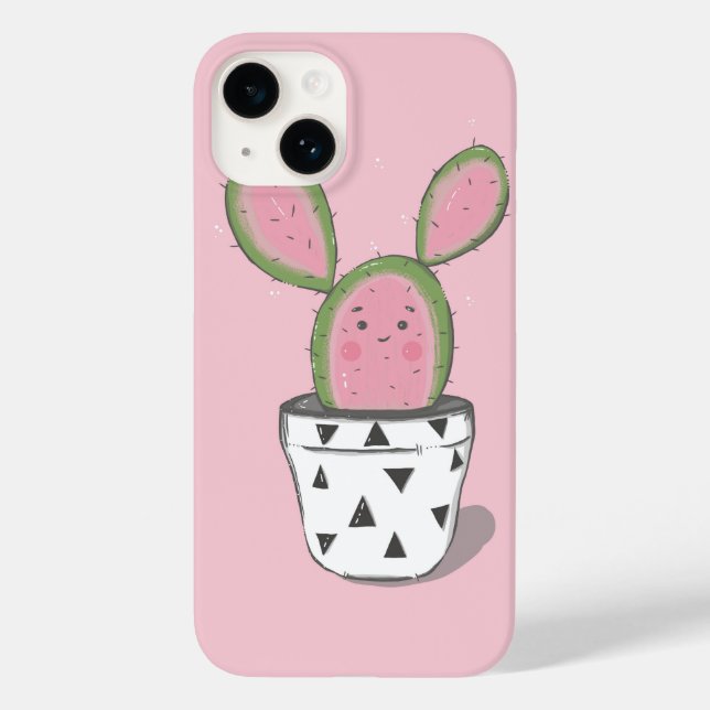 Niedliche Kaktus Case-Mate iPhone Hülle (Rückseite)