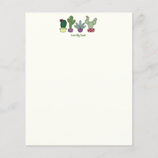 Niedliche Kaktus gepunktete Pflanze Liebe Mein Kak (Vorderseite)