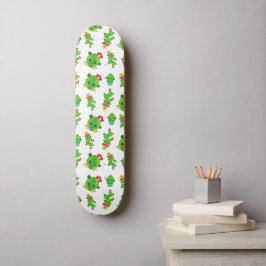 Niedliche Kaktus, grüne Kakteen, Kaktusmuster Skateboard