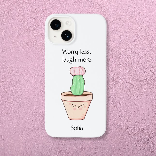 Niedliche Kaktus im Kawaii-Stil Case-Mate iPhone Hülle (Von Creator hochgeladen)