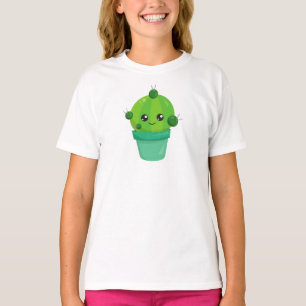 Niedliche Kaktus, Kawaii Kaktus, Grüne Kaktus, Pot T-Shirt