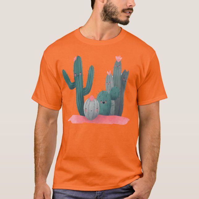 niedliche Kaktus T-Shirt (Vorderseite)