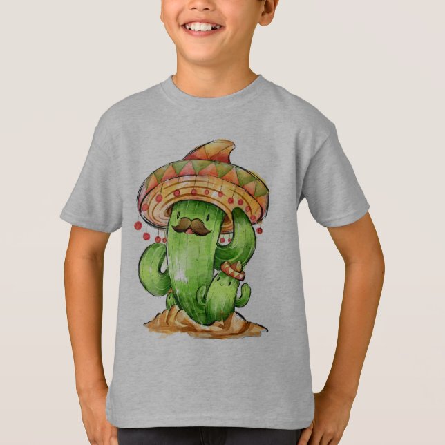 niedliche Kaktus T-Shirt (Vorderseite)